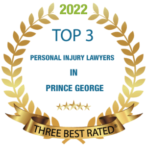 Top 3 Personal Injury Lawyers in Prince George 2022 award